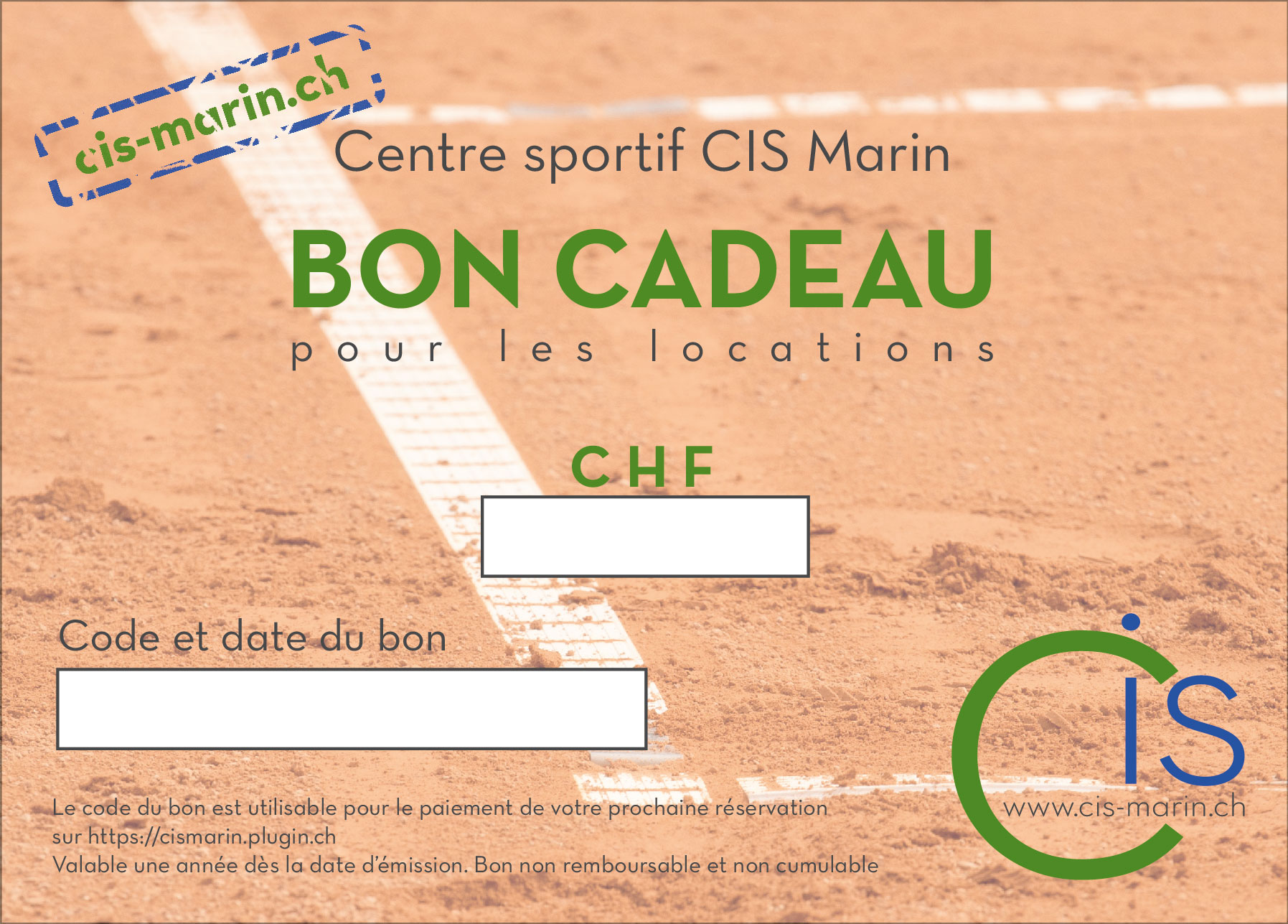 Bon cadeau CIS Marin